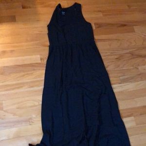 Black maxi dress